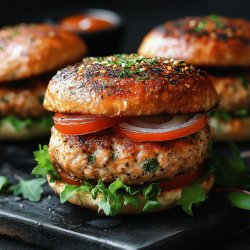 Ground Chicken Burgers