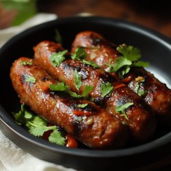 Spicy Deviled Sausages