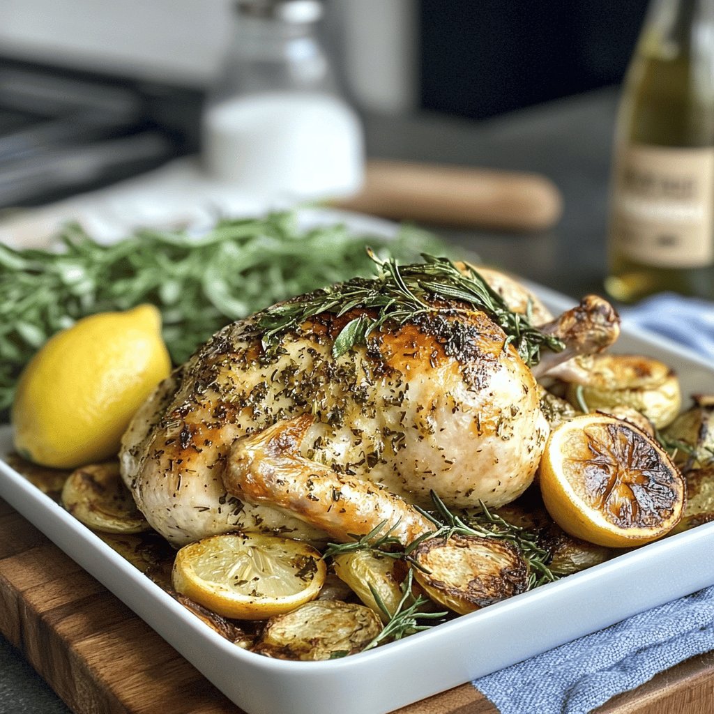 Lemon Herb Roasted Chicken