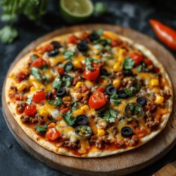 Delicious Mexican Pizza