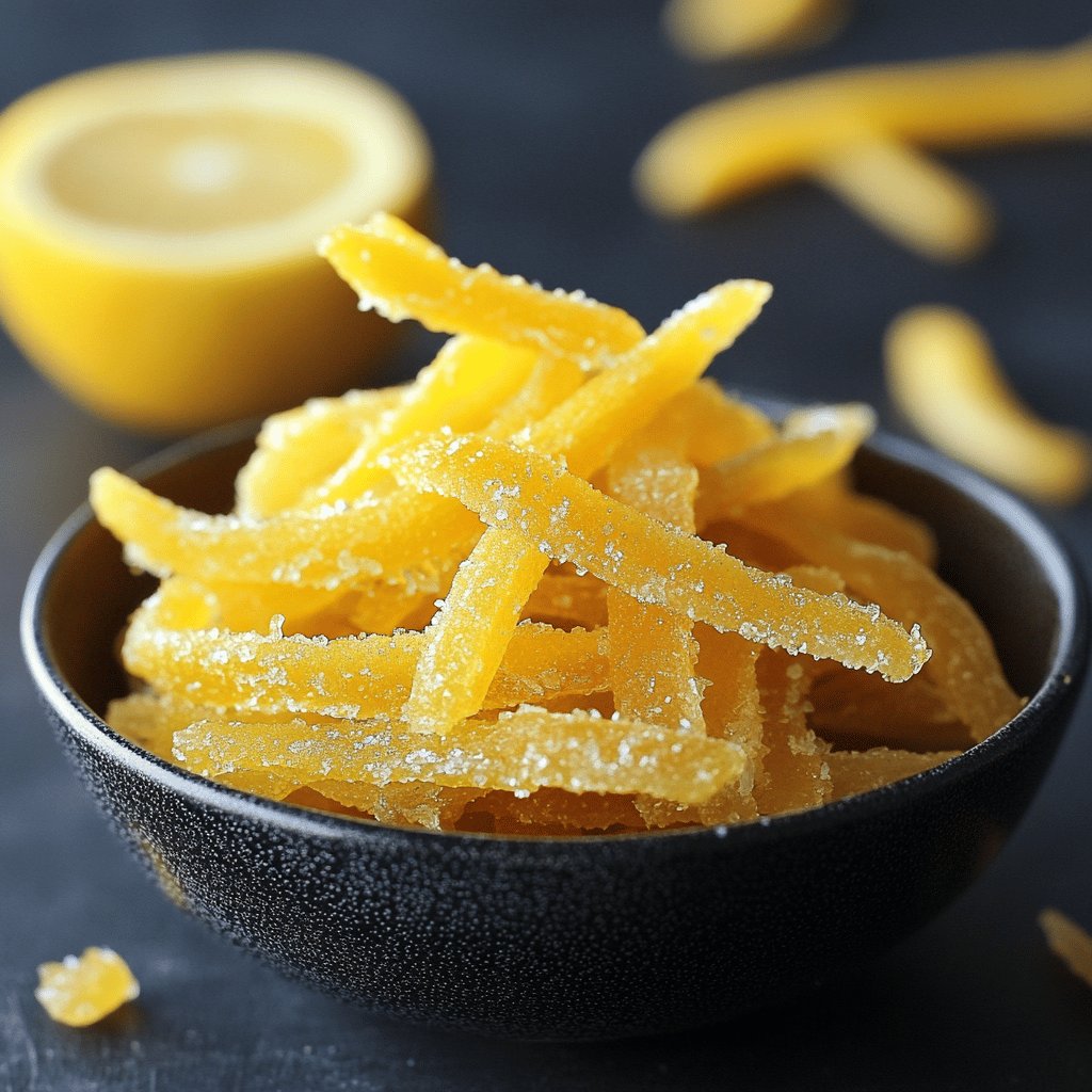 Candied Lemon Peel