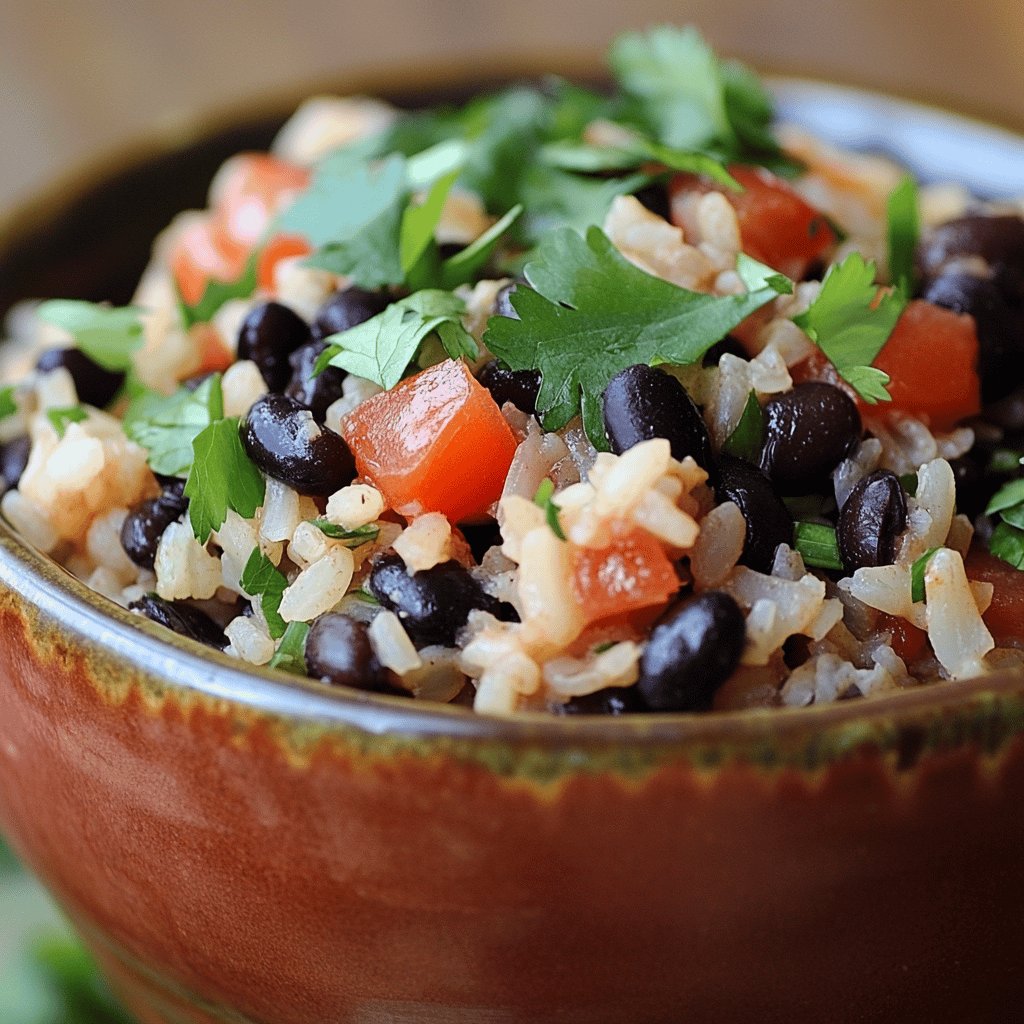 Easy Black Beans and Rice