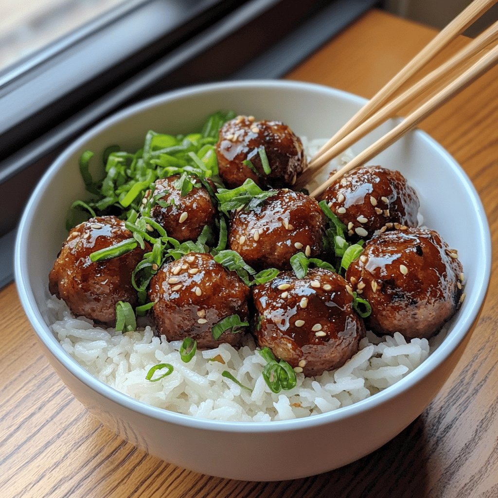 Teriyaki Meatballs