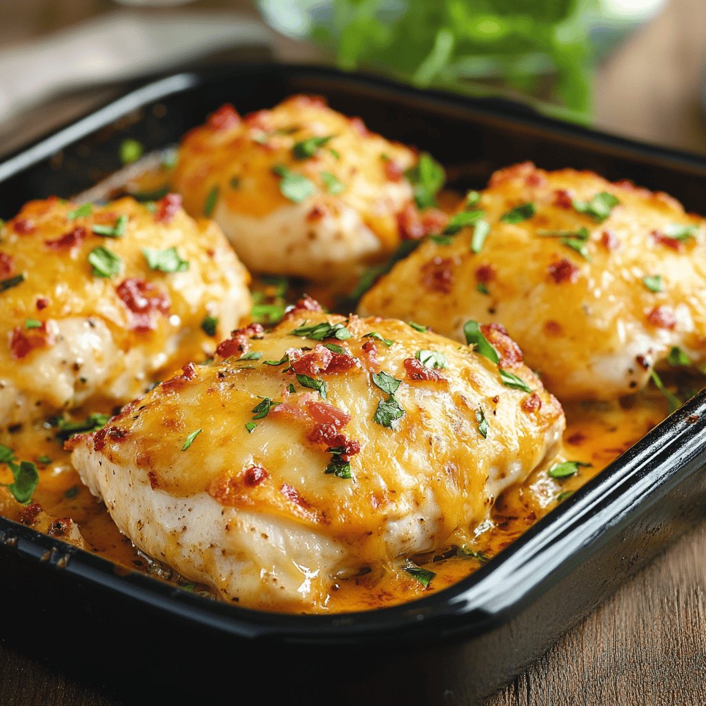 Cheddar Baked Chicken Delight