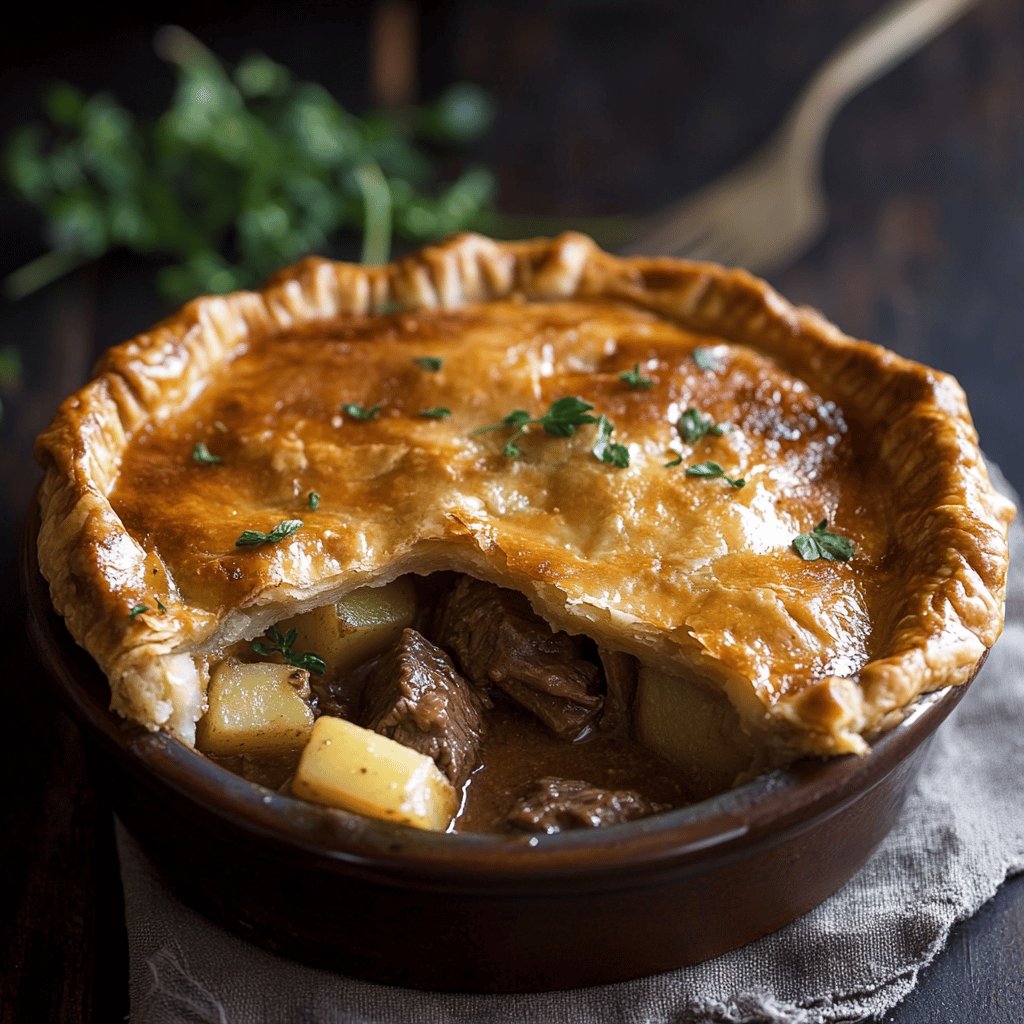 Hearty Steak and Potato Pie