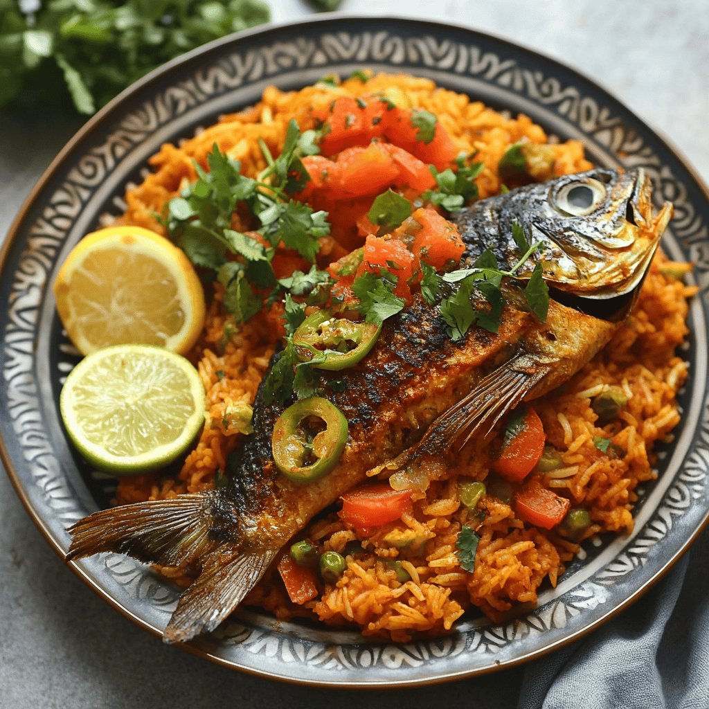 Riz au poisson sénégalais