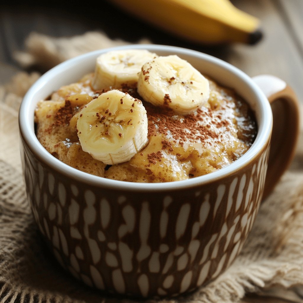 Mugcake à la Banane