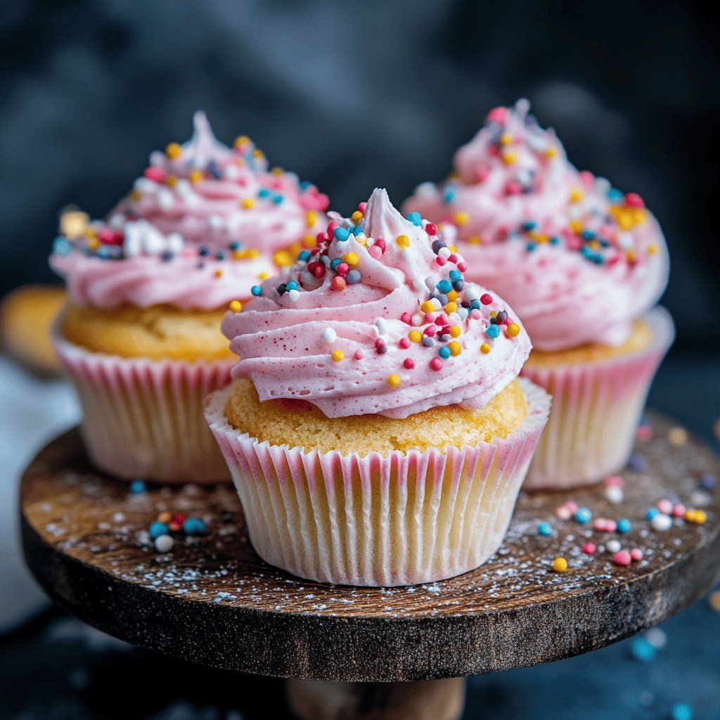 Cupcakes à la vanille maison