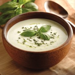 Velouté au basilic