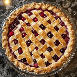 Buttery Cranberry Pie