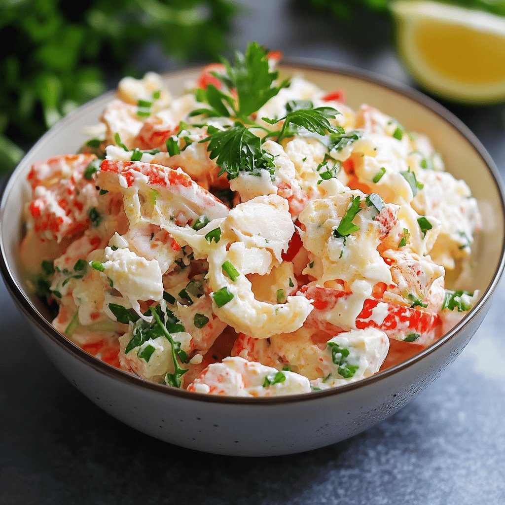 Simple Imitation Crab Salad