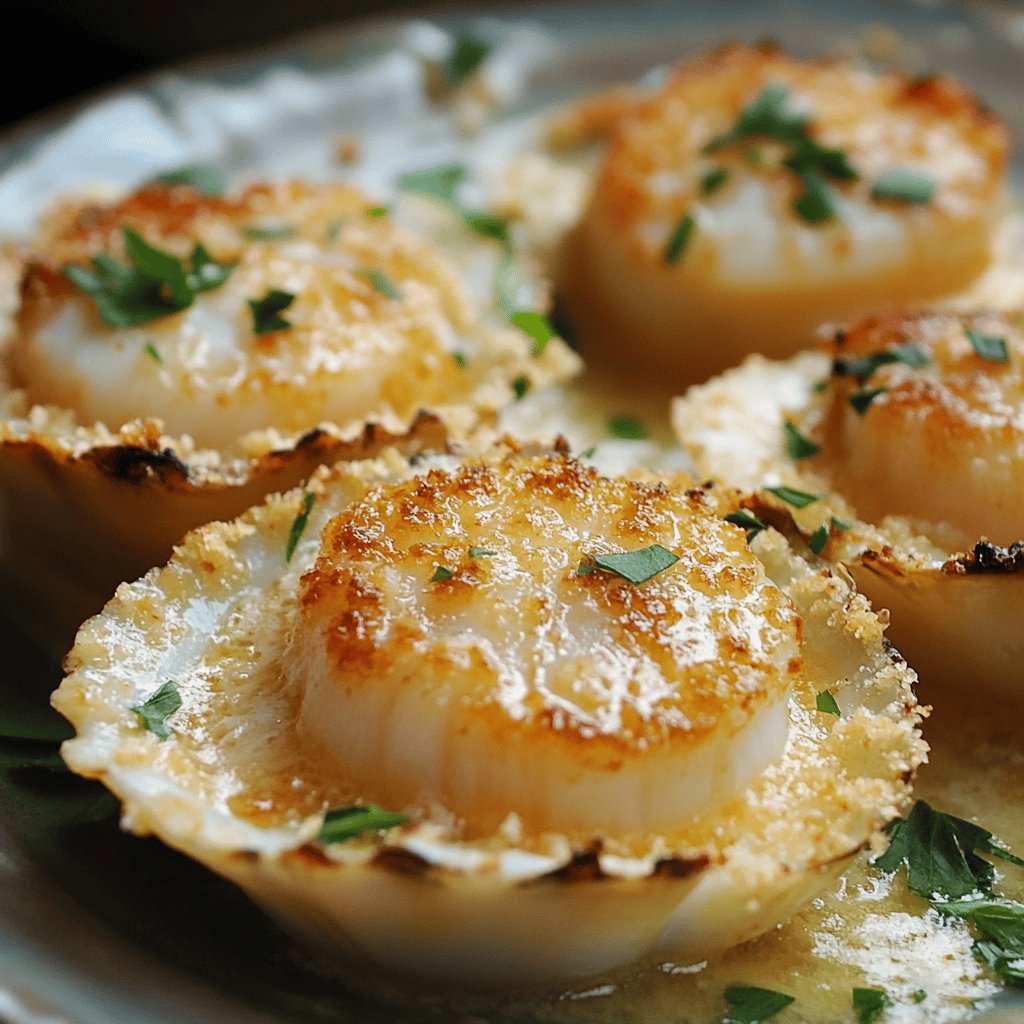 Baked Scallops Delight