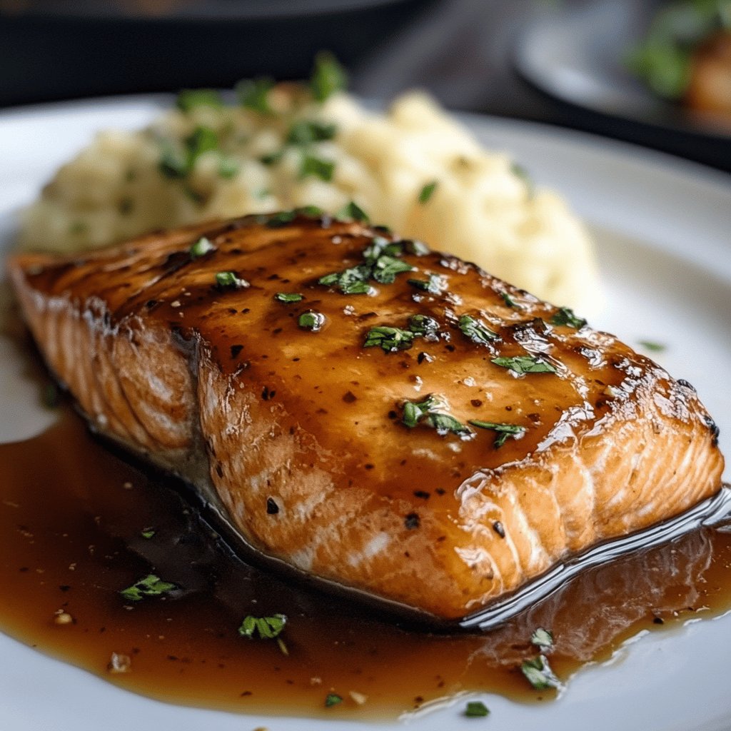 Delicious Maple Glazed Salmon