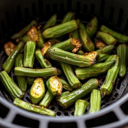 Roasted Okra in Air Fryer