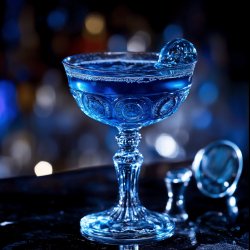 Blue Motorcycle Cocktail