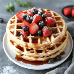 Classic Bisquick Waffles