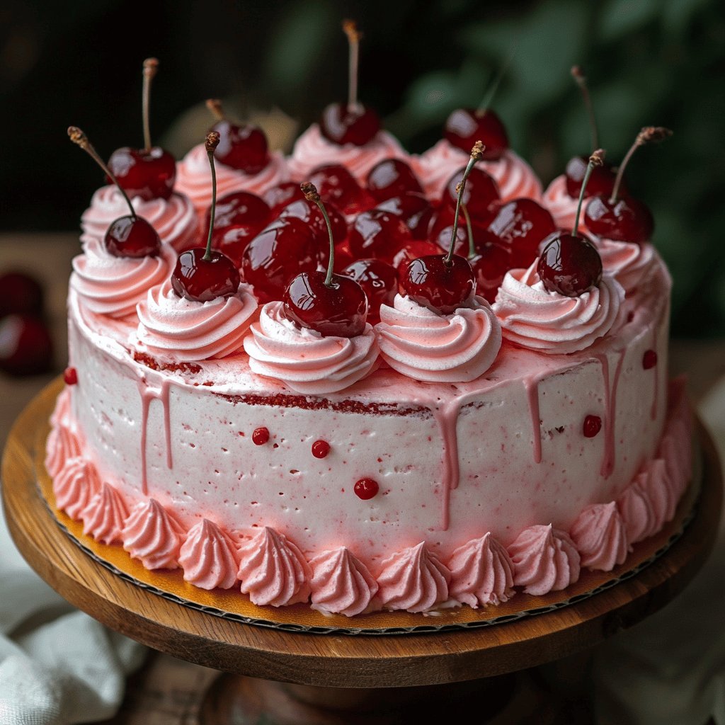 Fresh Cherry Cake