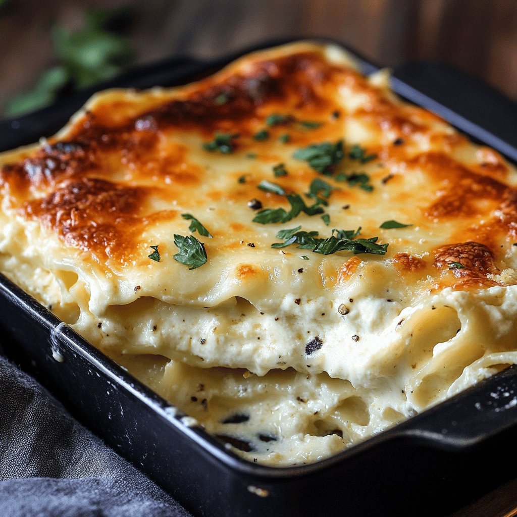 Creamy Alfredo Lasagna