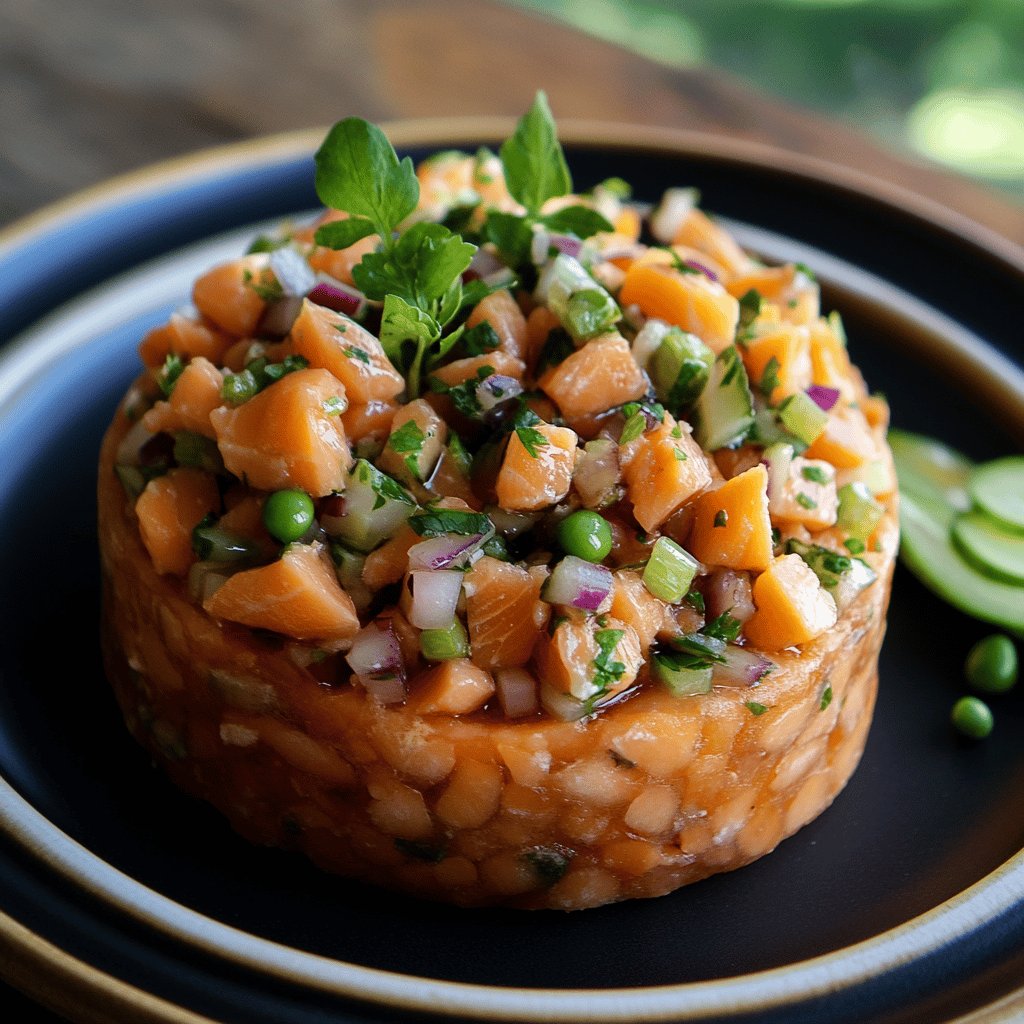 Simple Salmon Tartare