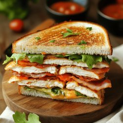 Club sandwich poulet-bacon