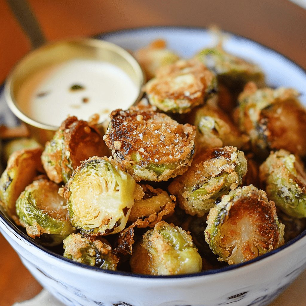 Crispy Fried Brussels Sprouts