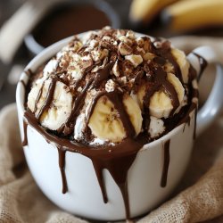 Mugcake banane et Nutella