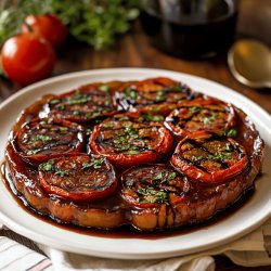 Tatin aux tomates et caramel balsamique