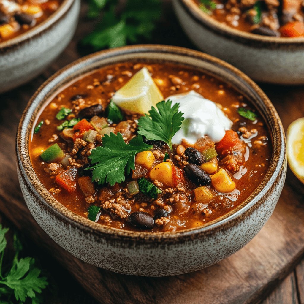 Delicious Black Bean Chili