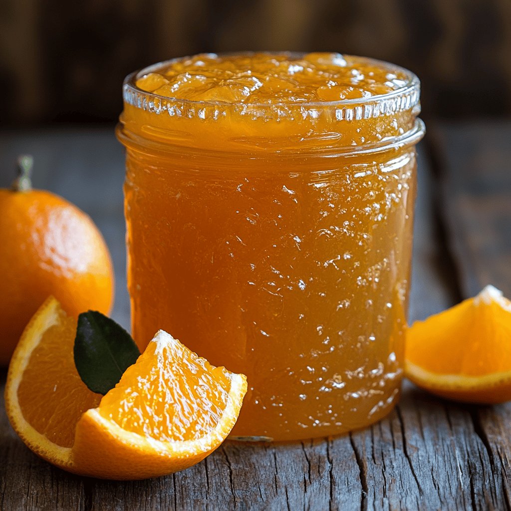 Confiture d'oranges maison