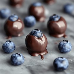 Chocolate Dipped Blueberries