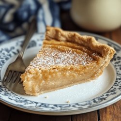 Tarte au sucre traditionnelle