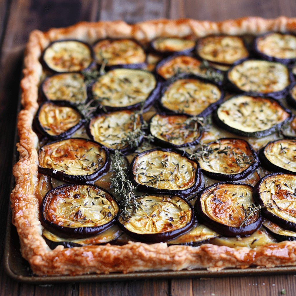 Tarte végétarienne aux légumes d'été