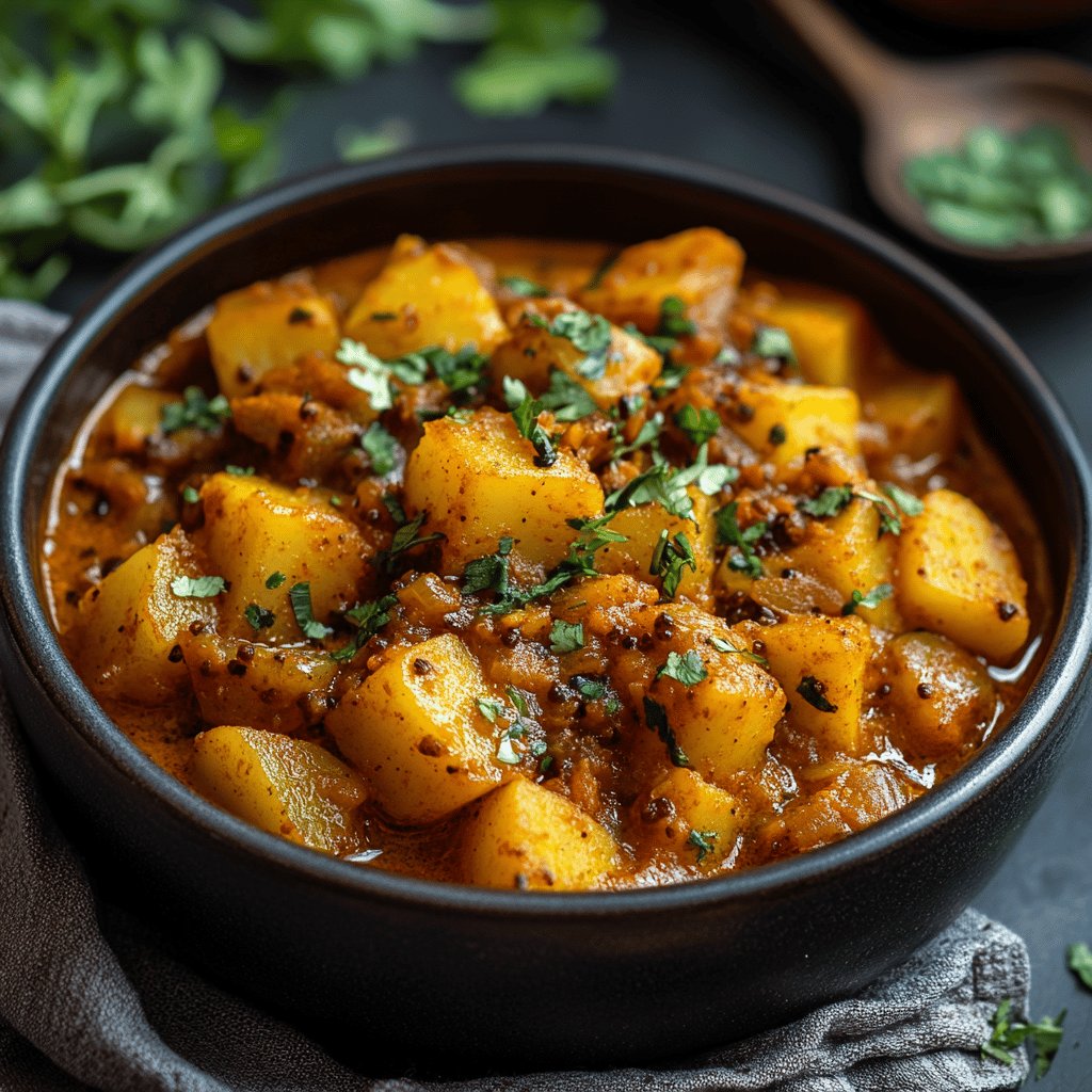 Spicy Vegan Potato Curry