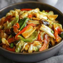 Chou chinois sauté aux légumes