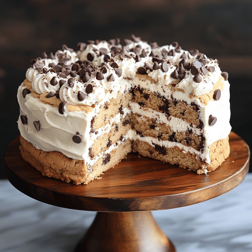 Classic Chocolate Chip Cookie Cake