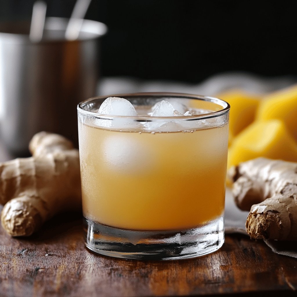 Whiskey Ginger Cocktail