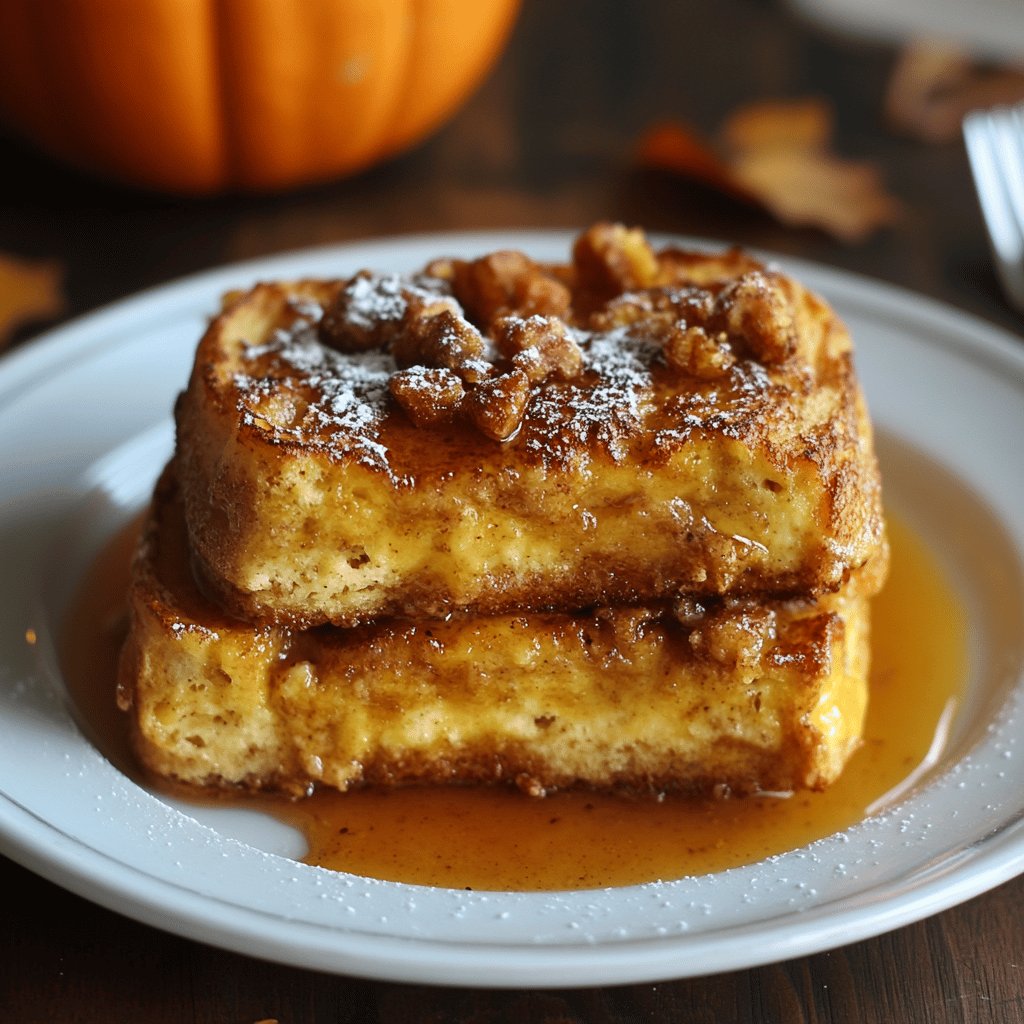 Pumpkin French Toast Bake