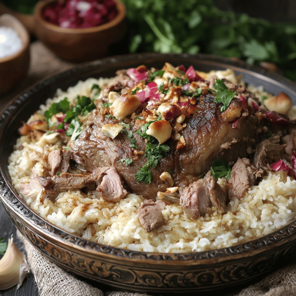 Mansaf d'agneau à la jordanienne