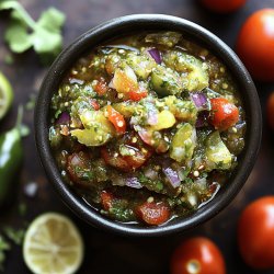 Roasted Green Tomato Salsa