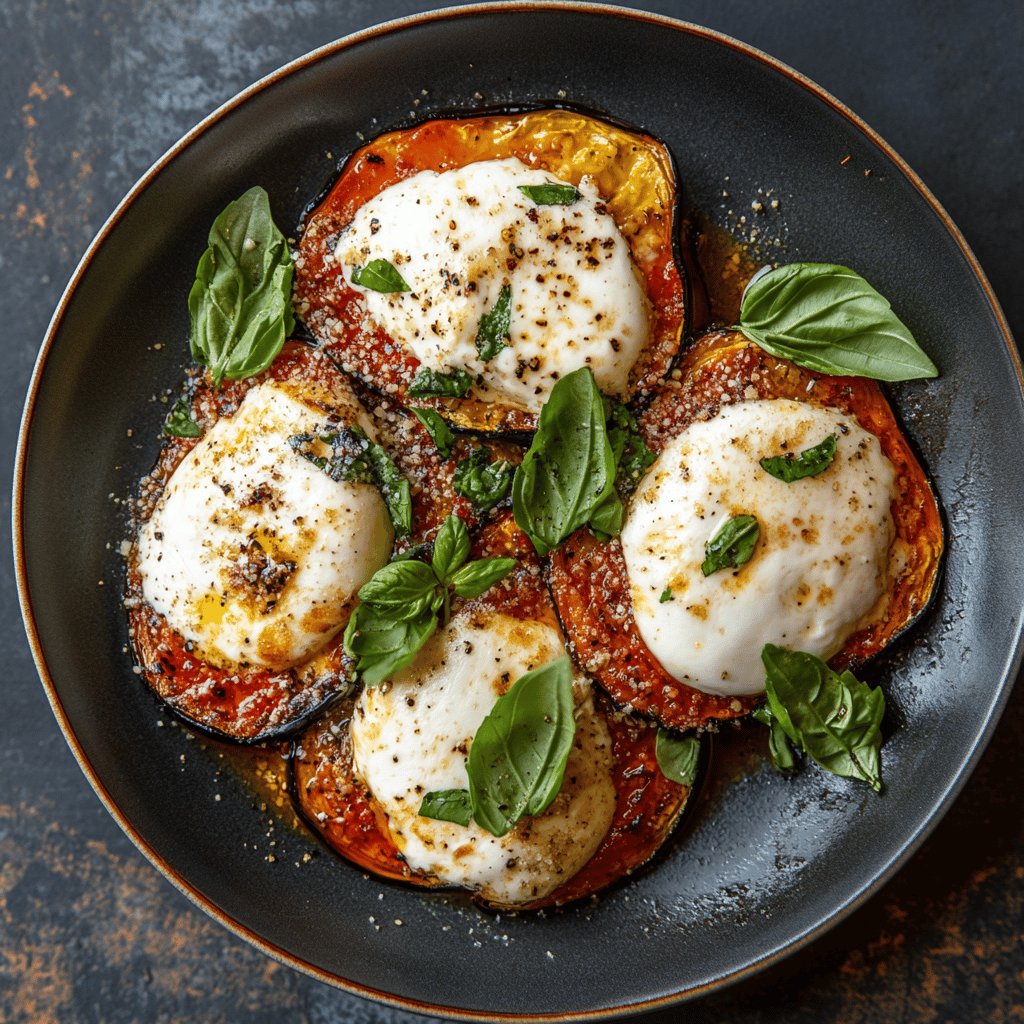 Aubergines à la mozzarella