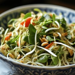 Salade de pousses d'épinards