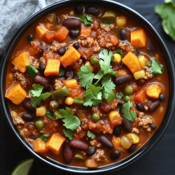 Slow Cooker Sweet Potato Chili