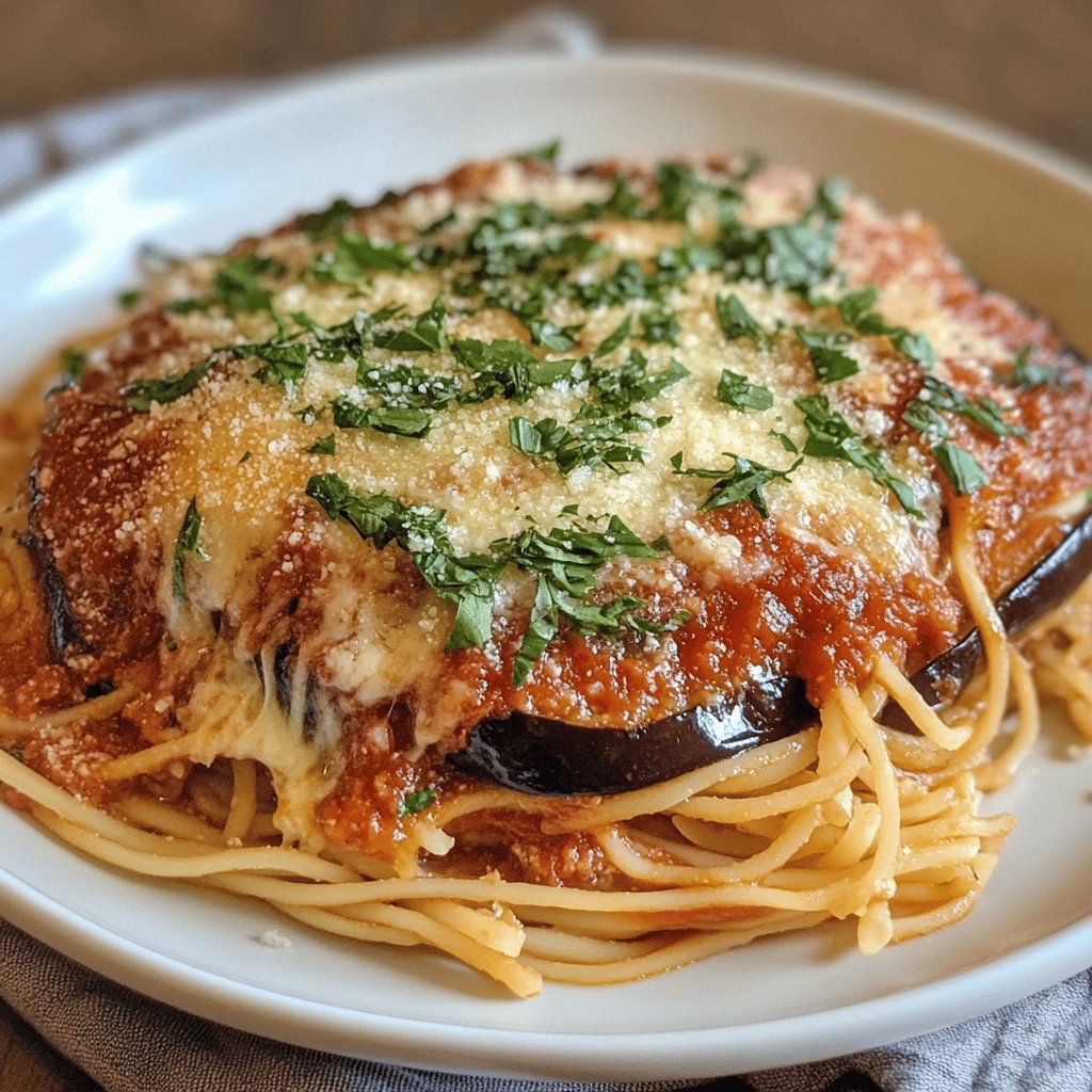 Quick Eggplant Parmesan