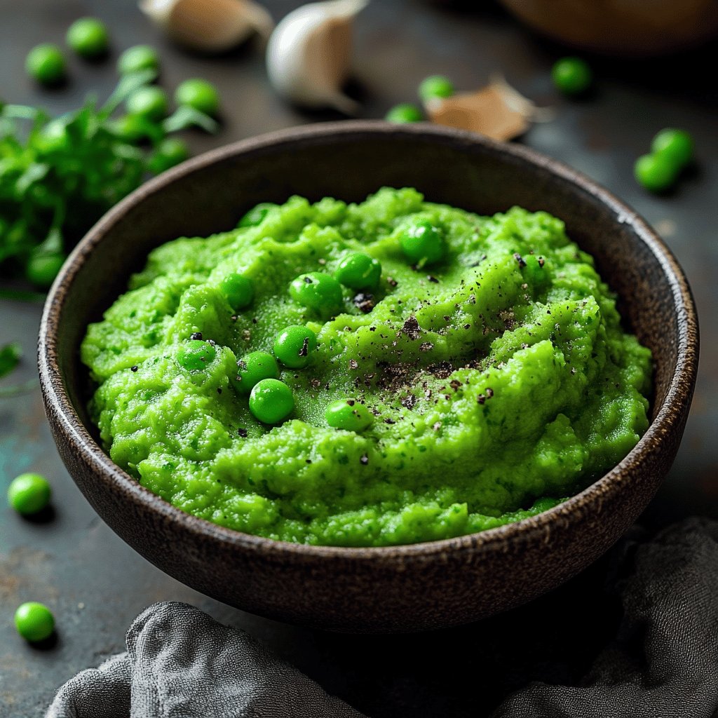 Purée de pois cassés facile