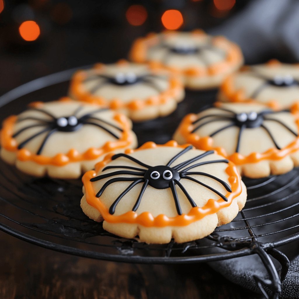 Cookies Araignées d'Halloween