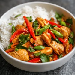 Emincé de dinde au curry