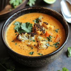 Soupe au chou-fleur et cumin