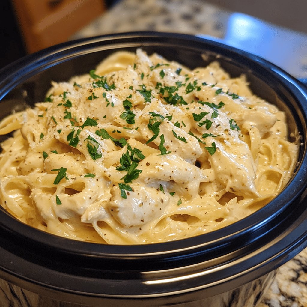 Slow Cooker Chicken Alfredo