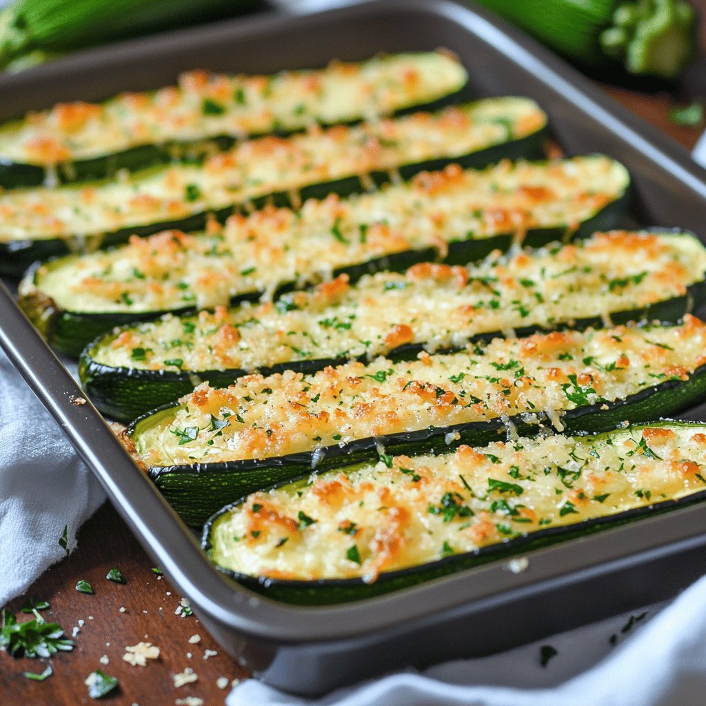 Baked Parmesan Zucchini