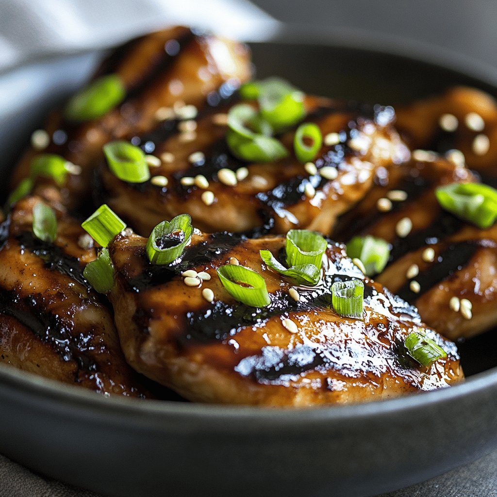 Simple Grilled Teriyaki Chicken